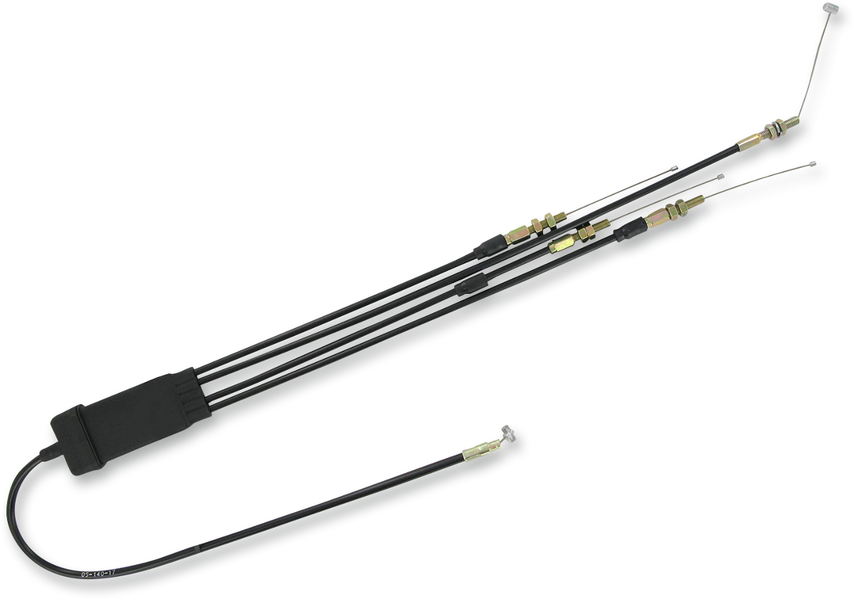 PARTS UNLIMITED Black Vinyl Throttle Cable - Polaris 05-140-17