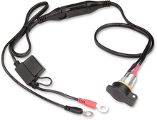 TECMATE DIN Socket - w/ Battery Lead/Panel Mount O-18