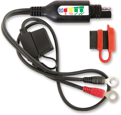 TECMATE Permanent Power Lead with Battery/Charge Status - 24" O-124