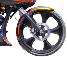 PAUL YAFFE BAGGER NATION DEI Front Fender - 23" Wheel - With Satin Adapters PYO:DEI23-13E-S