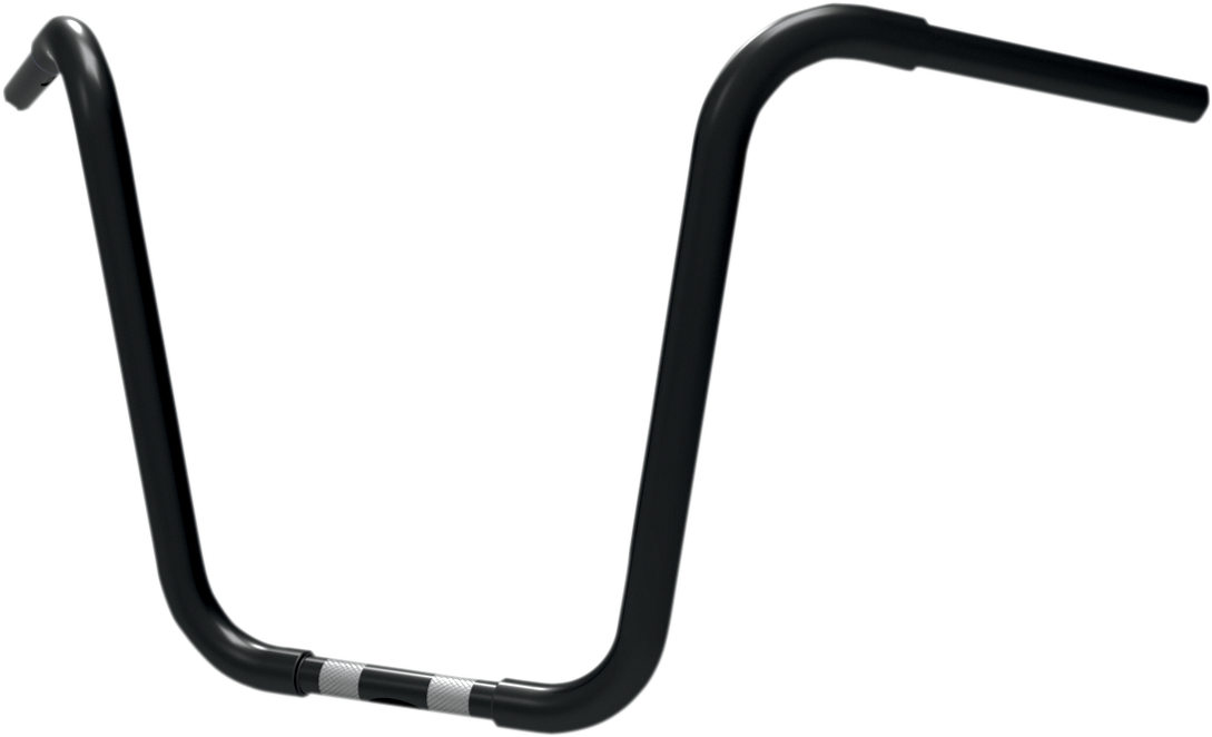 KHROME WERKS 1-1/4" Fat Ape Hanger Handlebar - 16" - TBW - Black 300833