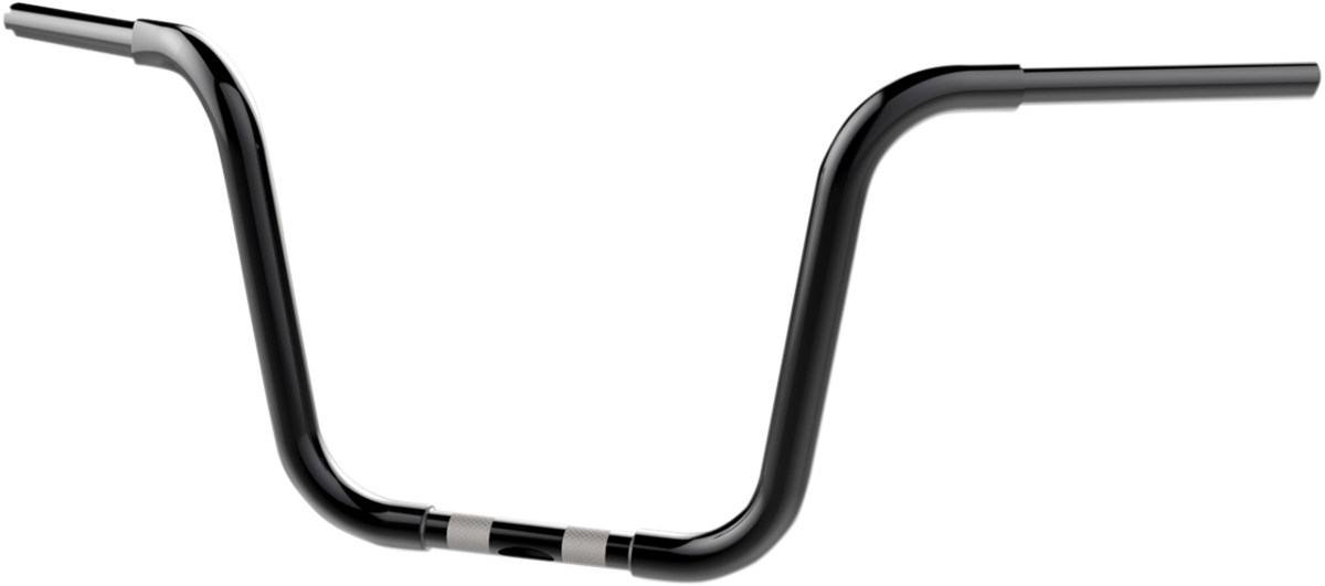 KHROME WERKS 1-1/4" Bobber Ape Hanger Handlebar - 12" - Black 300876