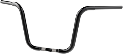 KHROME WERKS 1-1/4" Bobber Ape Hanger Handlebar - 12" - Black 300876