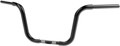 KHROME WERKS 1-1/4" Bobber Ape Hanger Handlebar - 10" - Black 300875