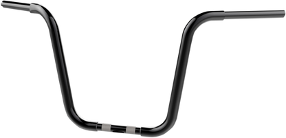 KHROME WERKS 1-1/4" Bobber Ape Hanger Handlebar - 14" - Black 300877