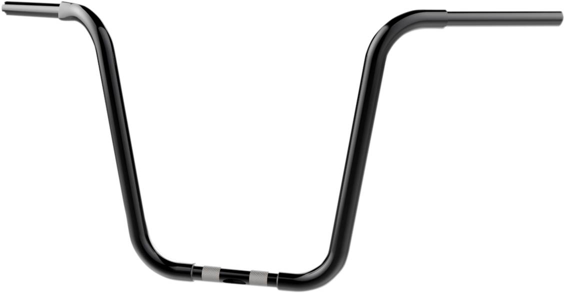 KHROME WERKS 1-1/4" Bobber Ape Hanger Handlebar - 16" - Black 300878