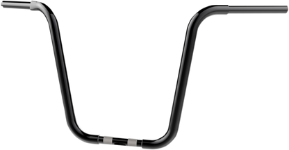 KHROME WERKS 1-1/4" Bobber Ape Hanger Handlebar - 16" - Black 300878