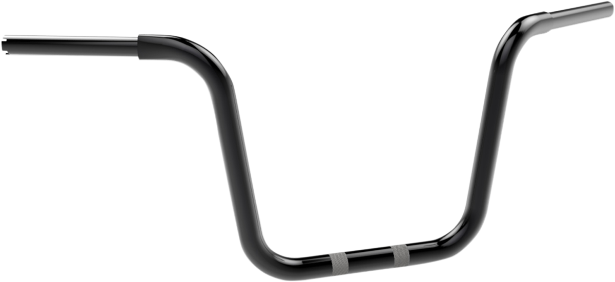 KHROME WERKS 1-1/4" Fat Center Bobber Ape Handlebar - 12" - Black 300451