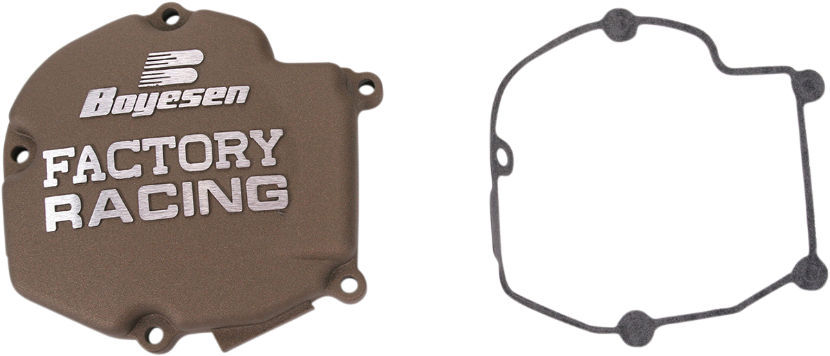 BOYESEN Ignition Cover - Magnesium - Kawasaki KX125 SC-11AM