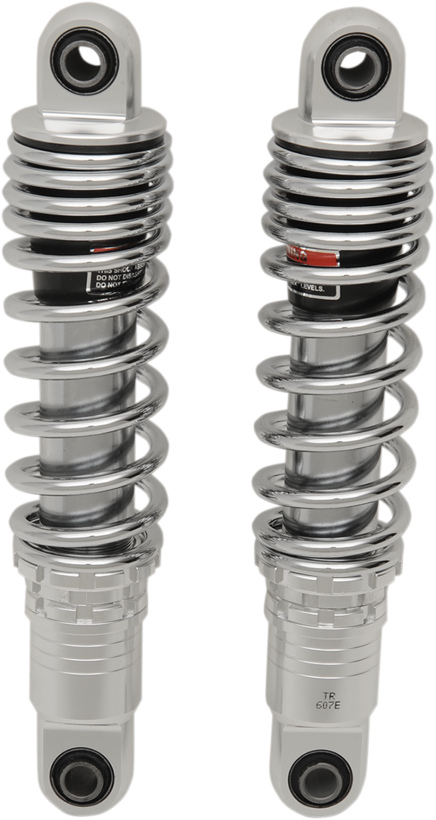 DRAG SPECIALTIES SHOCKS Premium Ride-Height Adjustable Shocks - 12" - Standard - Chrome C16-0153A
