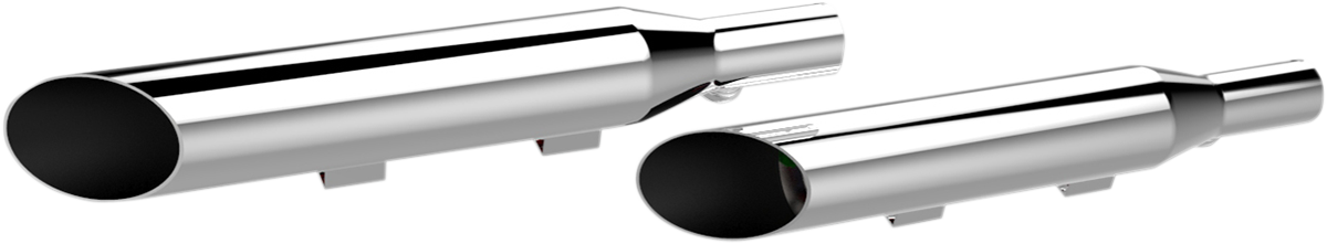KHROME WERKS 3" HP-Plus® Slip-On Mufflers - Slash-Cut - Chrome - XL 202390