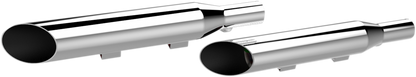 KHROME WERKS 3" HP-Plus® Slip-On Mufflers - Slash-Cut - Chrome - XL 202390