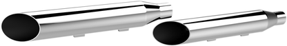 KHROME WERKS 3" HP-Plus® Slip-On Mufflers - Slash-Cut - Chrome - XL 202395
