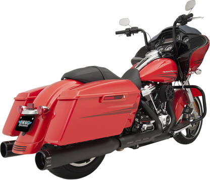 KHROME WERKS 4-1/2" HP-Plus® Slip-On Mufflers - Black with Klassic - Touring 202825