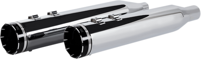 KHROME WERKS 4-1/2" HP-Plus® Slip-On Mufflers - Chrome with Tracer - Touring 202735
