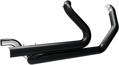 KHROME WERKS Aggressor 2-into-1-into-2 Header - Black 200800A