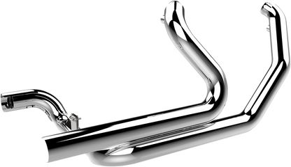 KHROME WERKS Aggressor 2-into-2 Crossover Headers - Chrome - FL 200670