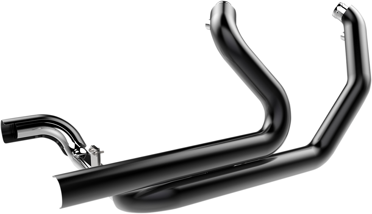 KHROME WERKS Aggressor 2-into-2 Crossover Headers - Black - FL 200860
