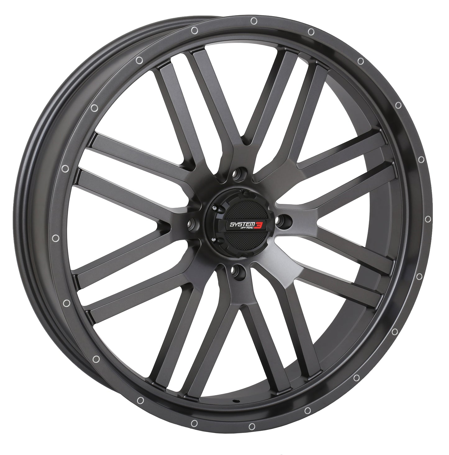 St3 Wheel 24x7 4+2.5 (+10mm) 4/137 Matte Gunmetal Grey