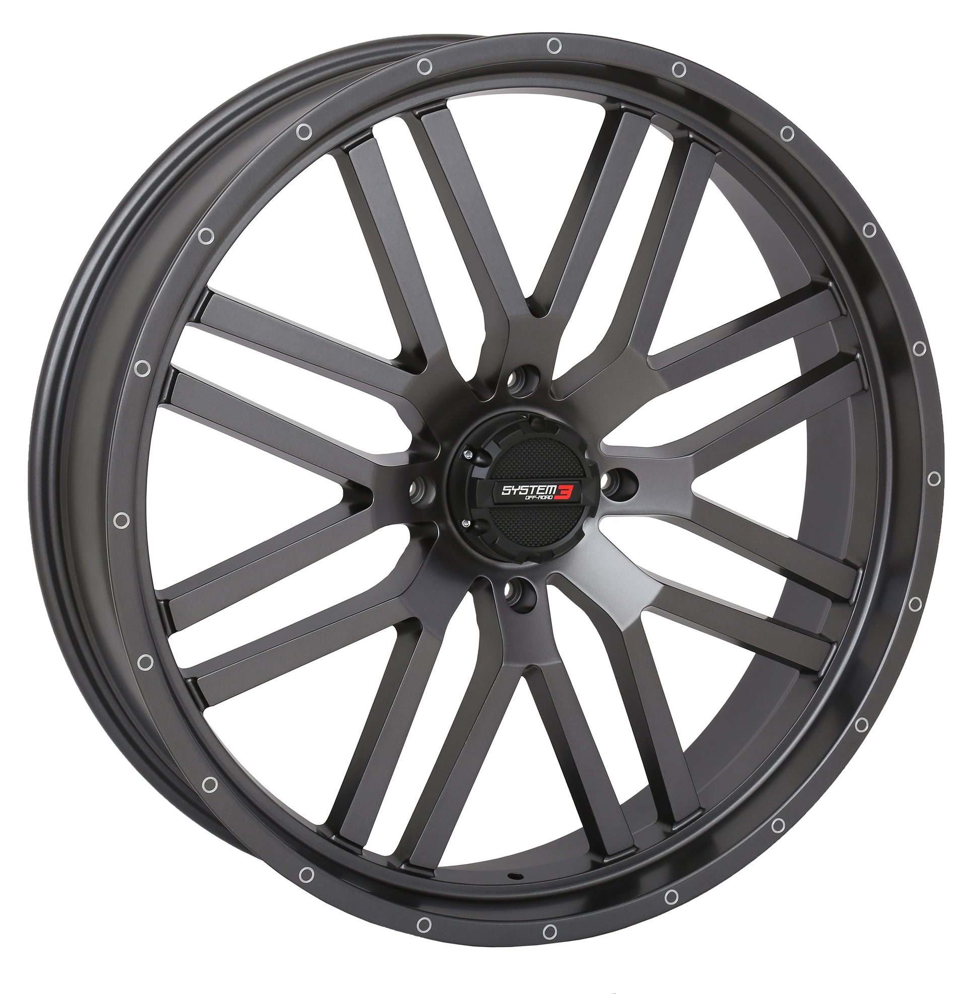 St3 Wheel 22x7 4+2.5 (+10mm) 4/137 Matte Gunmetal Grey