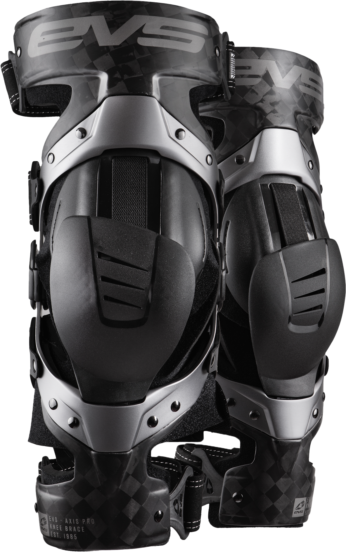 Axis Pro Knee Brace Pair Black/Grey Lg