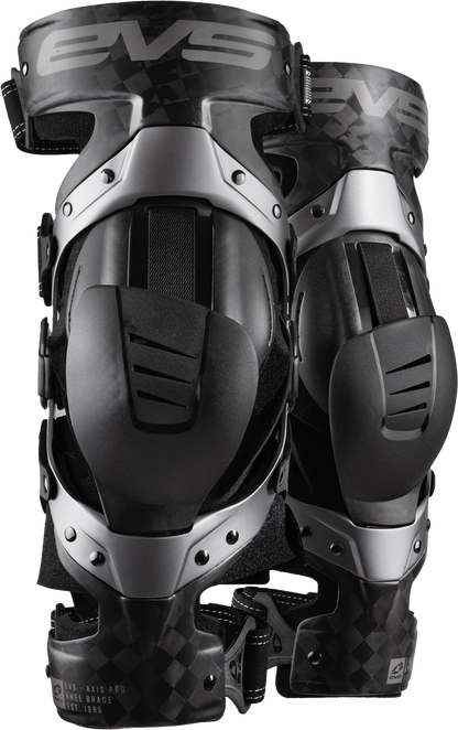 Axis Pro Knee Brace Pair Black/Grey Lg