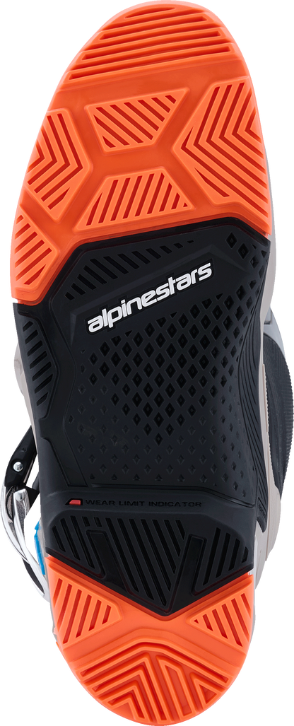 Tech 7 Enduro Blk/Warm Gry/Orange Fluo 12