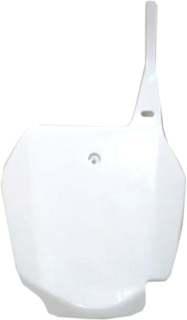Front Number Plate White