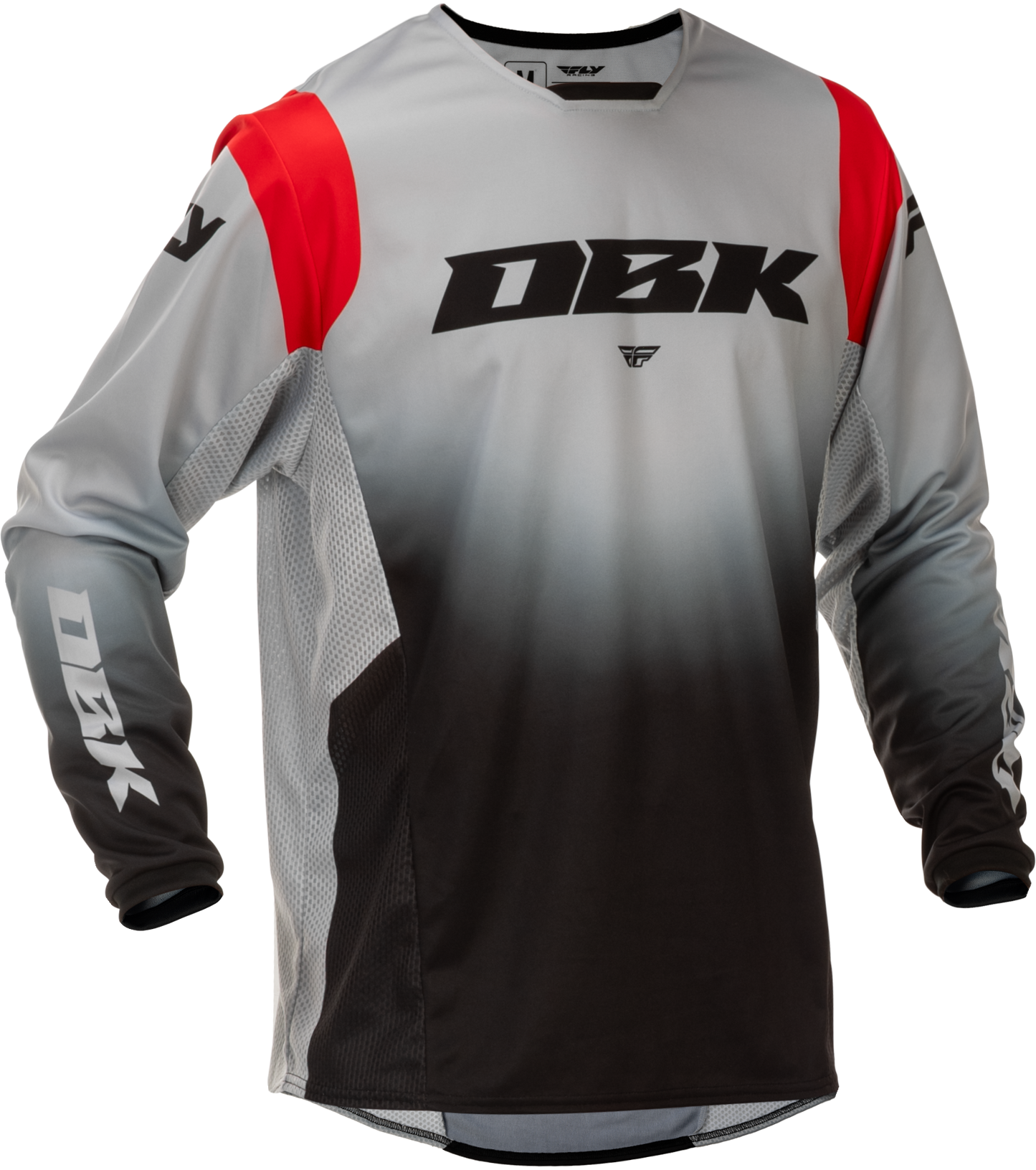 Kinetic Dbk Jersey Grey/Black/Red Sm