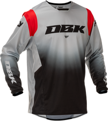 Kinetic Dbk Jersey Grey/Black/Red 2x