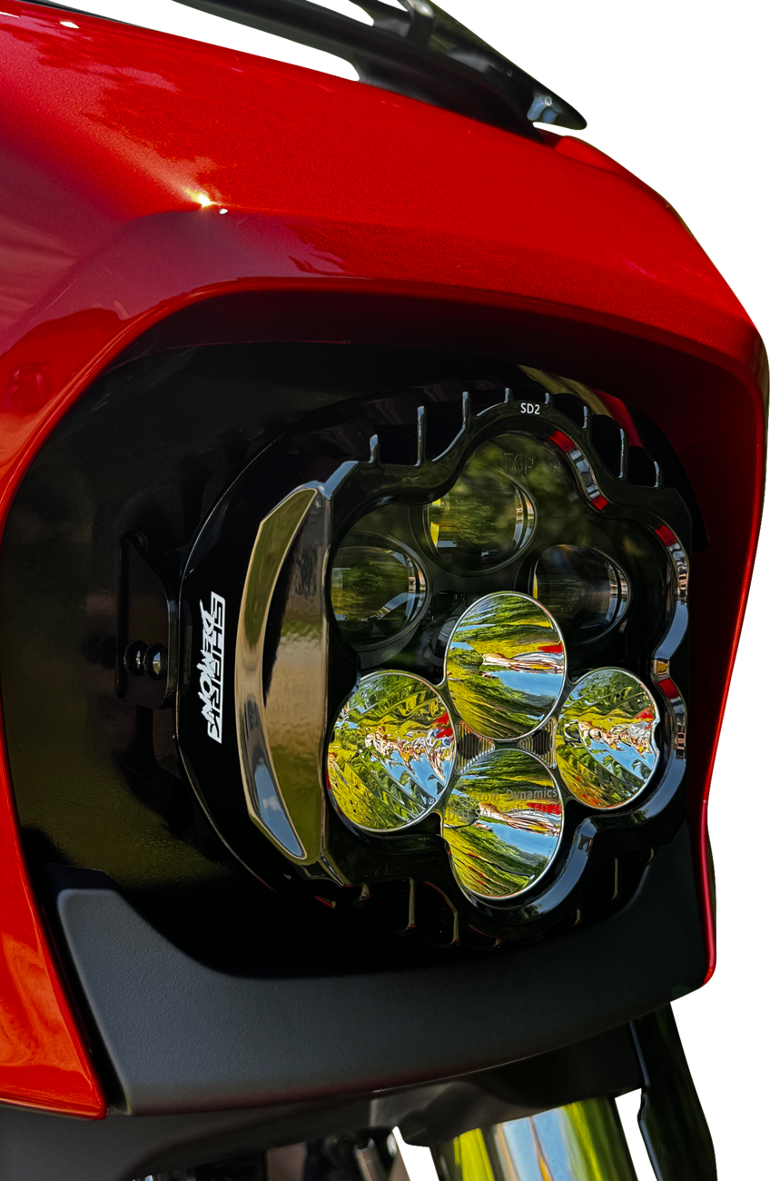 CUSTOM DYNAMICS LED Headlight - Shark Demon® - FLHX/SE SD2-23BAT-W