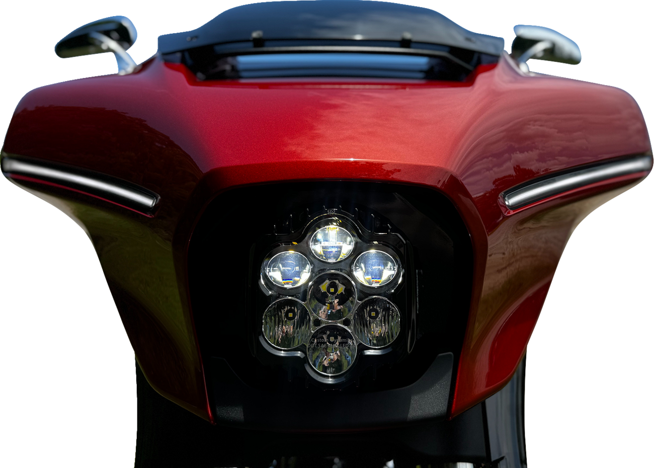 CUSTOM DYNAMICS LED Headlight - Shark Demon® - FLHX/SE SD2-23BAT-W