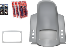 PAUL YAFFE BAGGER NATION Short Rear Fender - Sport - With Chrome Plate Frame - Thunder-pod Taillight RF-SSTH P-R-C