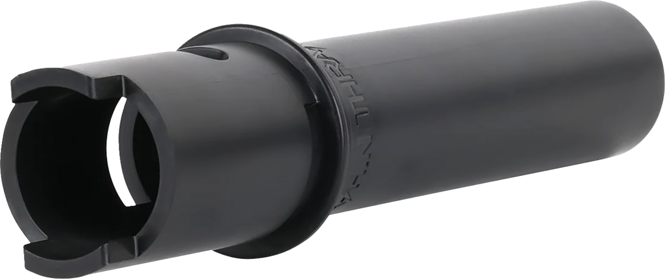 THRASHIN SUPPLY CO. Throttle Tube - Smooth - 1" - Touring TBW - Black TSC-2805-1