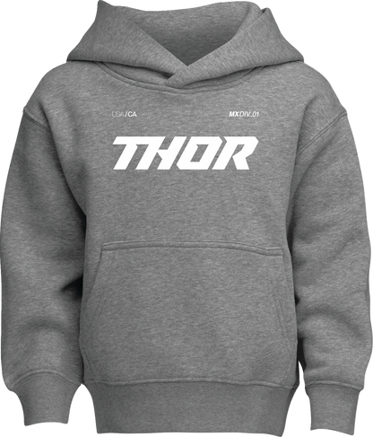 THOR Youth Brave Pullover Hoodie - Heather Gray - Medium 3052-0711