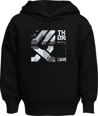 THOR Youth Forge Pullover Hoodie - Black - Medium 3052-0707