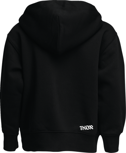 THOR Youth Forge Pullover Hoodie - Black - Large 3052-0708
