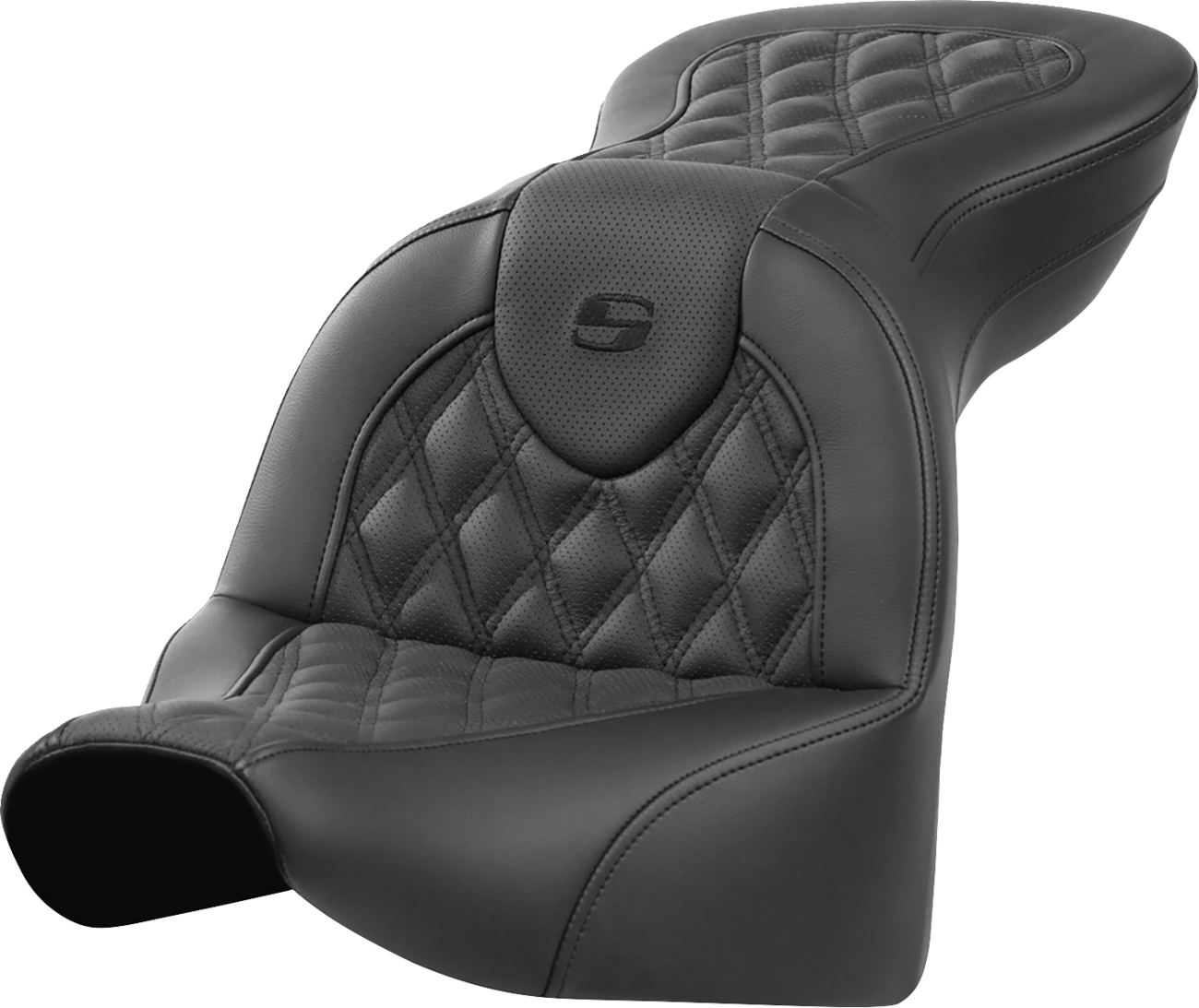 SADDLEMEN Roadsofa™ Seat - without Backrest - Lattice Stitch - FXBR/S '18-'20 818-31-182