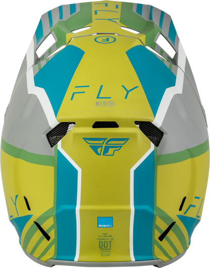 Formula Cc Strike Helmet Matte Grey/Green/Teal Xs