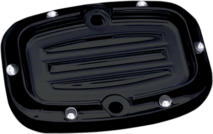 COVINGTONS Rear Master Cylinder Cover - Dimpled - Black C1157-B