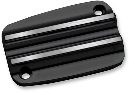 COVINGTONS Master Cylinder Cover - Brake - Front - Finned - Black C1175-B