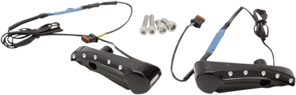 COVINGTONS Turn Signal - Dimpled - Black - FLTR C1300-B