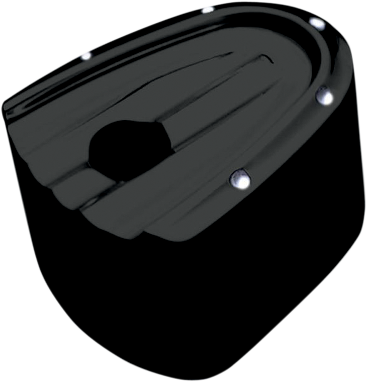 COVINGTONS Cover - Ignition Switch - Dimpled - Black C1247-B