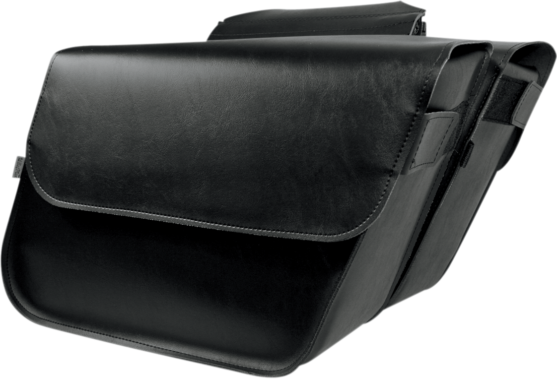 WILLIE & MAX LUGGAGE Raptor Saddlebag - Black - Super Slant 58803-00