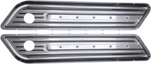 COVINGTONS Saddlebag Hinge Cover - Dimpled - Chrome C1010-C