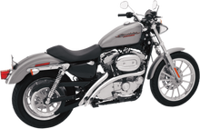 BASSANI XHAUST Radial Sweepers Exhaust System - Chrome - '07-'13 XL XL4-FF12CL