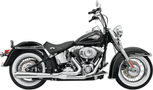BASSANI XHAUST 2:1 Exhaust - Chrome - Long - Softail 12111J