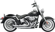 BASSANI XHAUST FireFlight Exhaust - Chrome - Softail 12113B