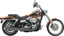 BASSANI XHAUST Road Rage Exhaust - Black - Long - '06-'17 FXD 13121J