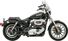BASSANI XHAUST Radial Sweepers Exhaust System - Black - '86-'03 XL XL-FF12B